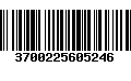 Código de Barras 3700225605246