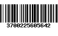 Código de Barras 3700225605642