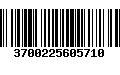 Código de Barras 3700225605710