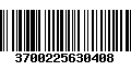 Código de Barras 3700225630408