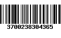 Código de Barras 3700238304365