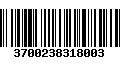 Código de Barras 3700238318003