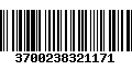 Código de Barras 3700238321171