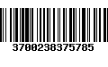 Código de Barras 3700238375785