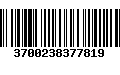 Código de Barras 3700238377819