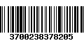 Código de Barras 3700238378205