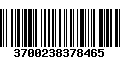 Código de Barras 3700238378465