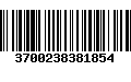 Código de Barras 3700238381854