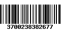 Código de Barras 3700238382677