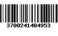 Código de Barras 3700241404953