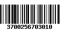 Código de Barras 3700256703010