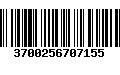 Código de Barras 3700256707155