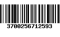 Código de Barras 3700256712593