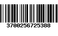 Código de Barras 3700256725388