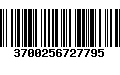 Código de Barras 3700256727795