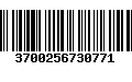 Código de Barras 3700256730771