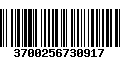 Código de Barras 3700256730917