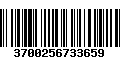 Código de Barras 3700256733659