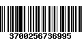 Código de Barras 3700256736995