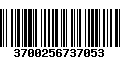 Código de Barras 3700256737053