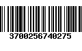 Código de Barras 3700256740275