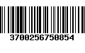 Código de Barras 3700256750854