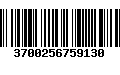 Código de Barras 3700256759130