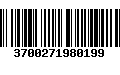 Código de Barras 3700271980199