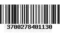 Código de Barras 3700278401130