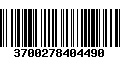 Código de Barras 3700278404490