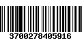 Código de Barras 3700278405916