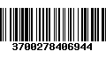 Código de Barras 3700278406944