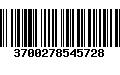 Código de Barras 3700278545728