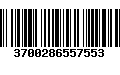 Código de Barras 3700286557553