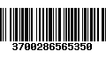 Código de Barras 3700286565350