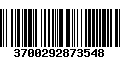 Código de Barras 3700292873548