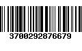 Código de Barras 3700292876679