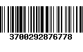 Código de Barras 3700292876778