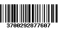 Código de Barras 3700292877607