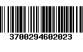 Código de Barras 3700294602023