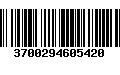 Código de Barras 3700294605420