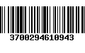 Código de Barras 3700294610943