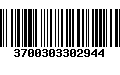 Código de Barras 3700303302944