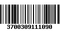 Código de Barras 3700309111090