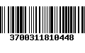 Código de Barras 3700311810448