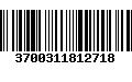 Código de Barras 3700311812718