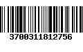 Código de Barras 3700311812756