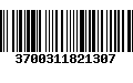 Código de Barras 3700311821307