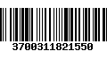 Código de Barras 3700311821550