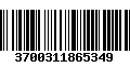 Código de Barras 3700311865349